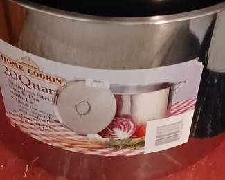 20 qt new stainless steel pan
