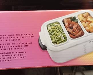 NEED A WEDDING PRESENT? Three warming trays
