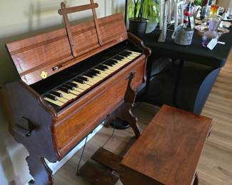 Mason & Hamlin pump organ. 1878?