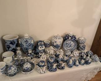 Blue Porcelain Home Decor