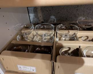 New in Box Ice Cream Glasses or Martini Glasses You Choose.