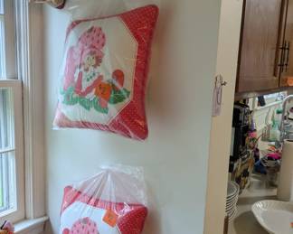 New in Bag Strawberry Shortcake pillows