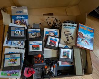 Games and Controllers plus System with Power Cord.