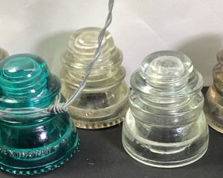 1 Vintage Aqua Green Heminggray 42 Insulator And More