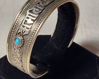 Silver Turquoise Bracelet