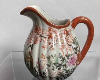 Geisha Asian Ladies Teal Creamer