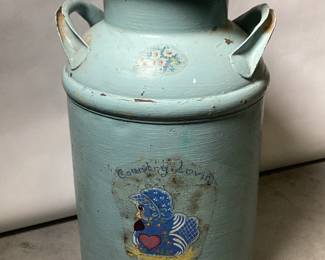 Vintage Milk Can Or Churn