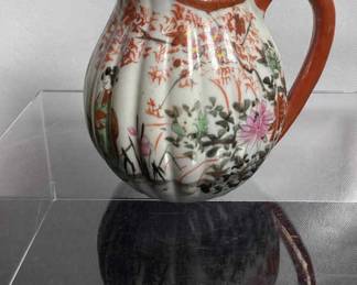 Geisha Asian Ladies Teal Creamer