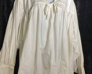 Medieval Renaissance Shirt Long Sleeve Retro XL