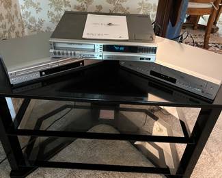 Zenith VHS, CD player and combo CD DVD player.