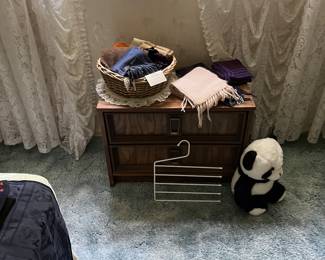 Bedside table, which is one of a three-piece bedroom set.