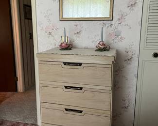 One of three-piece bedroom set.
