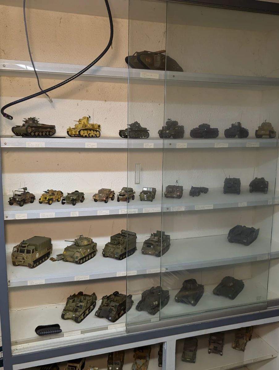 WWI and WWII Model Tanks and Trucks