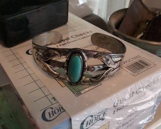 Turquois and Silver Bracelet