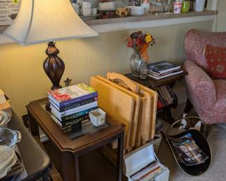Coffee Table - Lamp - TV Trays