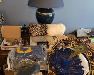 Sombrero - Mink Cuff - Lamp - Mardi Gras Mask - Vintage Letter Sweater