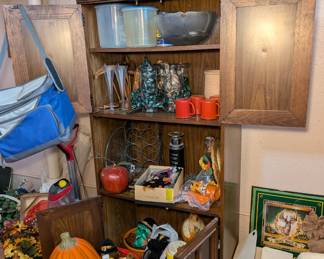Halloween Decorations - Wooden Hutch