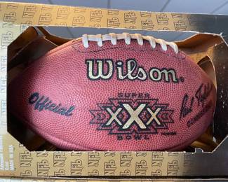 Super Bowl 30 Official Football in Package w/Certificate