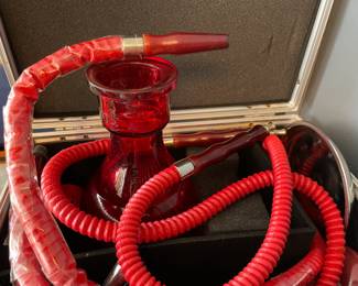 Unused? Hookah Pipe w/Dual Hoses?