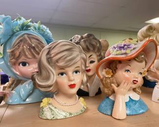 Super Selection 1950/60's Lady Vases