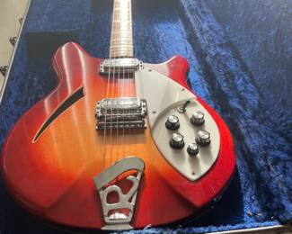 1966 Rickenbacker "Fire Glow" Guitar--Beautiful Condition!