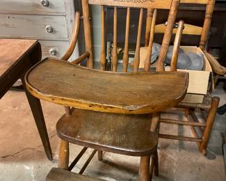 Old Wooden High-Chair!