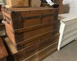 Antique Wooden Chests