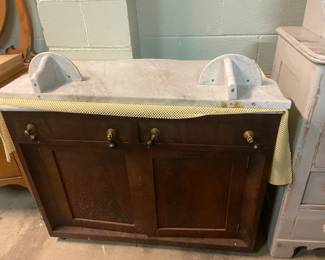 Antique, Marble Top, Wash Stand