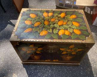 Hand painted trunk