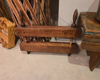 Antique wood clamp