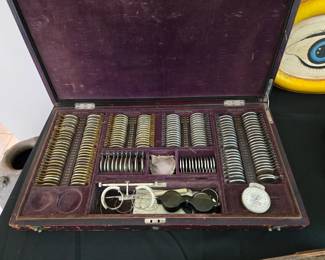Vintage optometrist tools