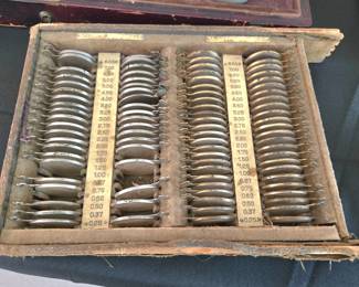 Vintage optometrist tools