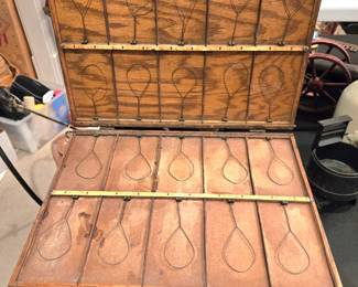 Wood receipt box
