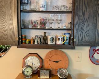 Clocks, glasses