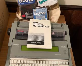 Vintage Brother word processor & accessories
