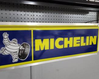 Michelin Tire Advertising Sign 36" x 12"