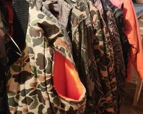 Nice selection of hunting clothing