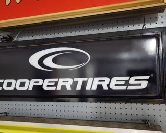 Cooper Tires Advertising Sign 36" x 12"