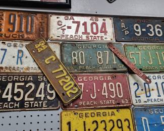 Vintage Car/License Plates
