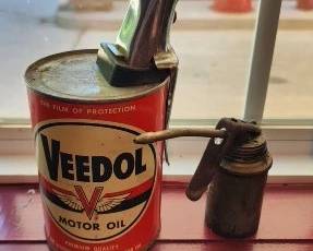 Veedol V Wing Motor Oil Can (History dates back to early 20th Century)