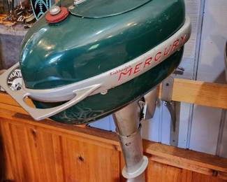 Vintage Mercury Super 5 Outboard Motor late 1940's or early 1950's