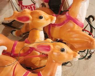 Empire Santa Sleigh Set Blow Molds (Santa in Sleigh also included) No pic currently.
