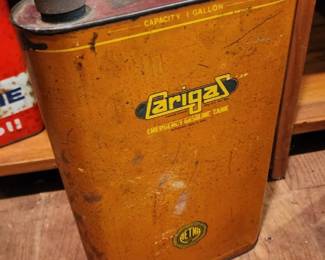 Vintage Emergency Carigas Gas Can