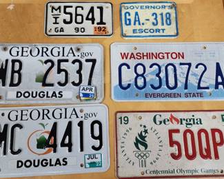 Vintage Car/License Plates
