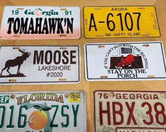 Vintage Car/License Plates