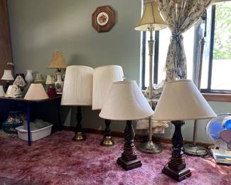 All different table/stand lamps