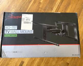 Rocketfish full motion TV wall mount for big TV