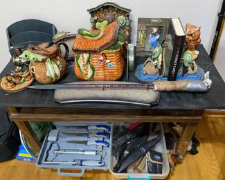 Fishing stuff/knife collection