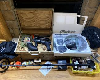 Tippmann Paintball Gun/iRobot vacuum/Metal detector