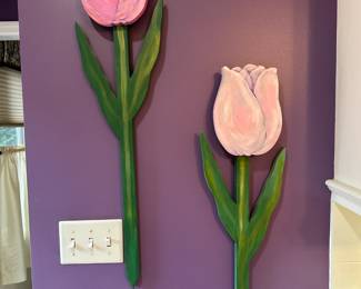 Wooden Flower Decor